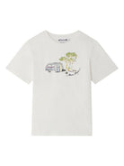 T-shirt Thibald per bambino Bonpoint bianco con orlo dritto S05BTSK00020 102 BONPOINT KIDS 
