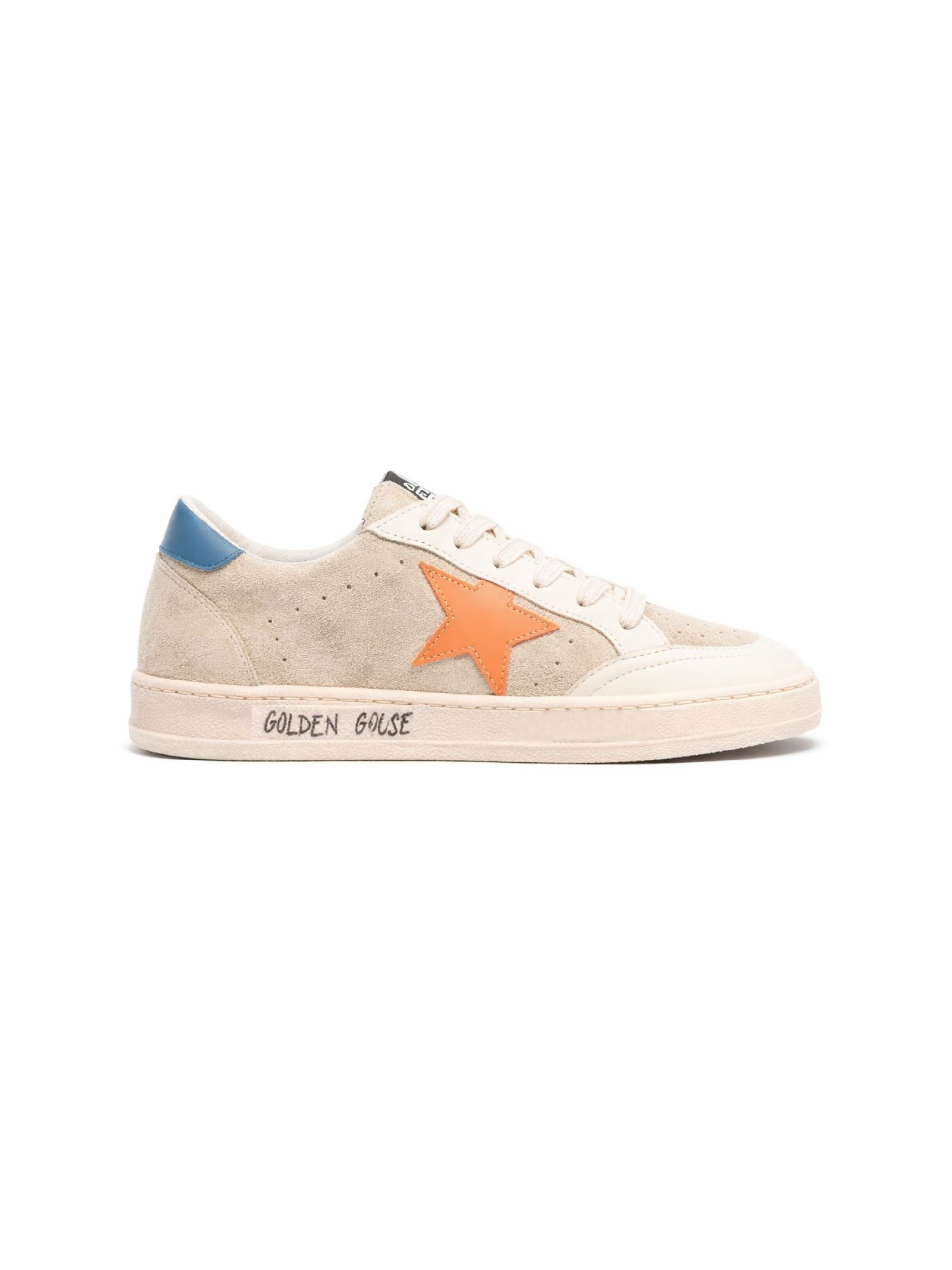 Sneakers Ball Star New per bambini Golden Goose Kids beige con dettaglio stella F00439F008050 15863 GOLDEN GOOSE KIDS 
