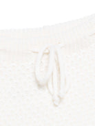 Set maglione e pantaloni per neonato Gensami Kids bianco con inserti grigi GPT-APE-WE OFF WHITE GENSAMI 
