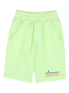 Bermuda per bambino Billieblush verde con applicazione U22110 552 BILLIEBLUSH KIDS 