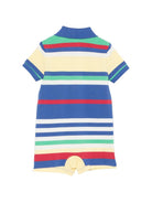 Tutina per neonato Polo Ralph Lauren Kids multicolore con caratteristico motivo Polo Pony 320B14039 001 Ralph Lauren kids 
