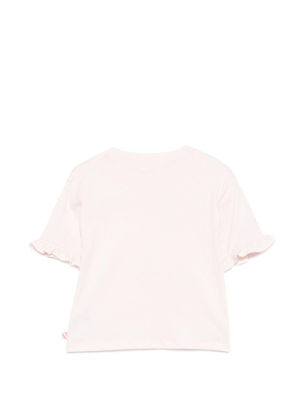 T-shirt per bambina Billieblush rosa con stampa grafica Unicorno U21941 44L BILLIEBLUSH KIDS 