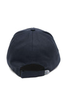 Cappello per bambino Moncler Enfant blu scuro<BR/> con logo L19543B000010U082 742 MONCLER KIDS 