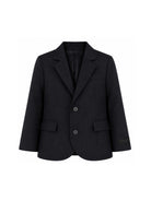 Giacca per bambino Givenchy Kids nera con revers classici H31407 09B GIVENCHY KIDS 