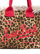 Borsa tote Colette MC2 Saint Barth animalier con manici rossi COL0001 00329L MC2 ST. BARTH KIDS 