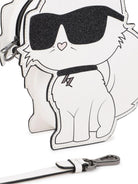 Borsa per bambina Karl Lagerfeld Kids bianca a forma di Choupette Z31210 10P KARL LAGERFELD KIDS 