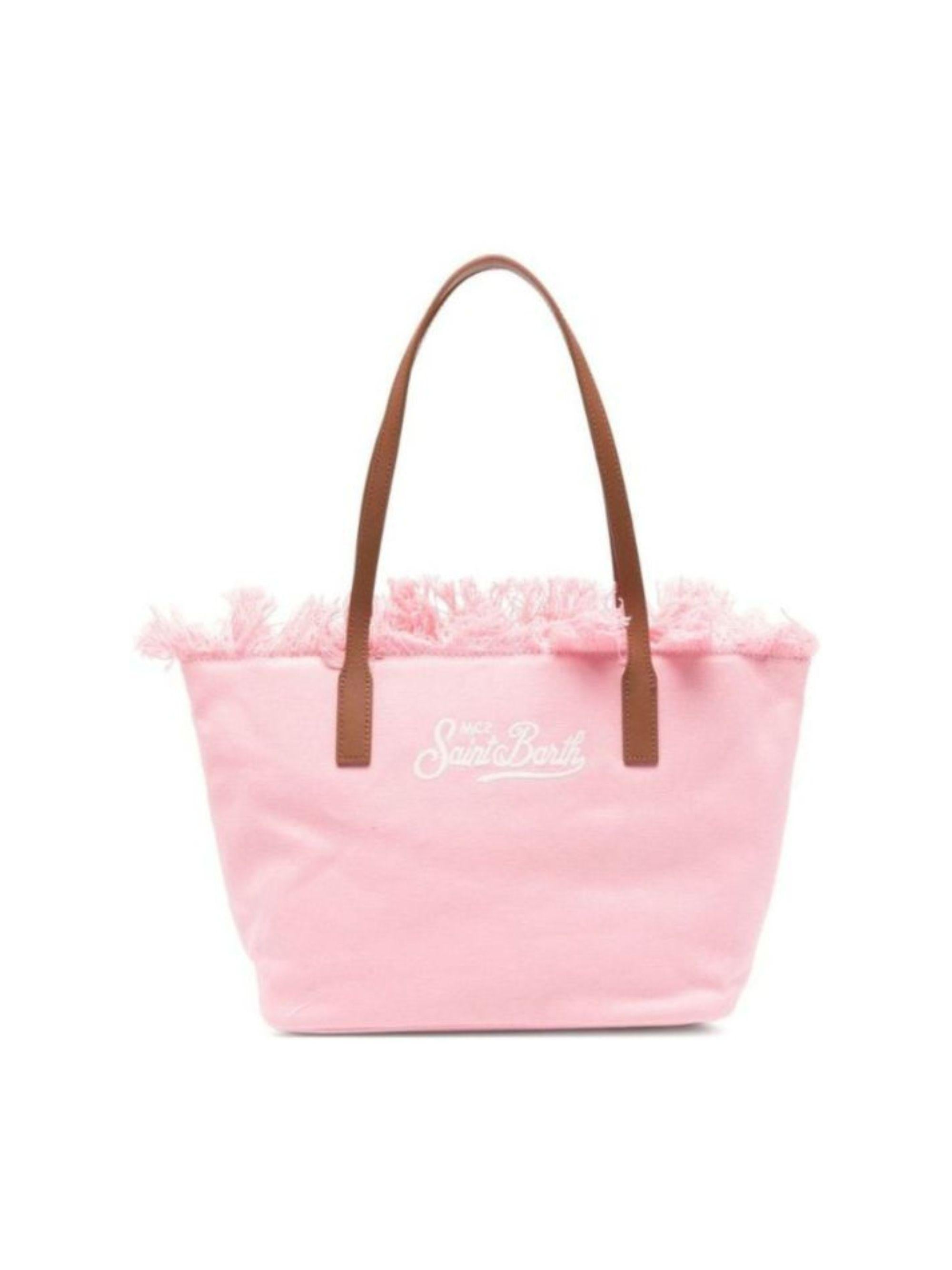 Borsa City Medium MC2 Saint Barth rosa con frange CBMF001 01743L MC2 ST. BARTH KIDS 