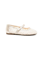 Ballerine per bambina Eli1957 beige con cinturino floreale 40143AN BEIGE Eli Kids 