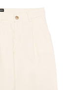 Pantaloni per bambino Emporio Armani Kids beige con dettagli plissettati EB000903 AF21040 U1079 EMPORIO ARMANI KIDS 