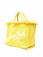 Borsa Vanity MC2 Saint Barth giallo con stampa logo sul davanti VANI001 00766L MC2 ST. BARTH KIDS 