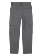 Pantaloni cargo per bambino Givenchy Kids grigi con effetto mélange H30927 A83 GIVENCHY KIDS 