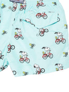 Costume per bambino MC2 Saint Barth Kids x Peanuts azzurro con stampa Snoopy all-over JEA0004 02649L MC2 ST. BARTH KIDS 