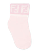 Calzini per neonata Fendi Kids multicolore con logo ricamato (5 paia) BFN038 ASQV F1PMK FENDI KIDS 