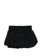 Shorts per bambina MSGM Kids neri con logo sul retro S6MSJGST086 110 MSGM KIDS 