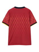 T-shirt per bambino Boss Kids rossa con motivo a rombi J53254 978 BOSS KIDS 