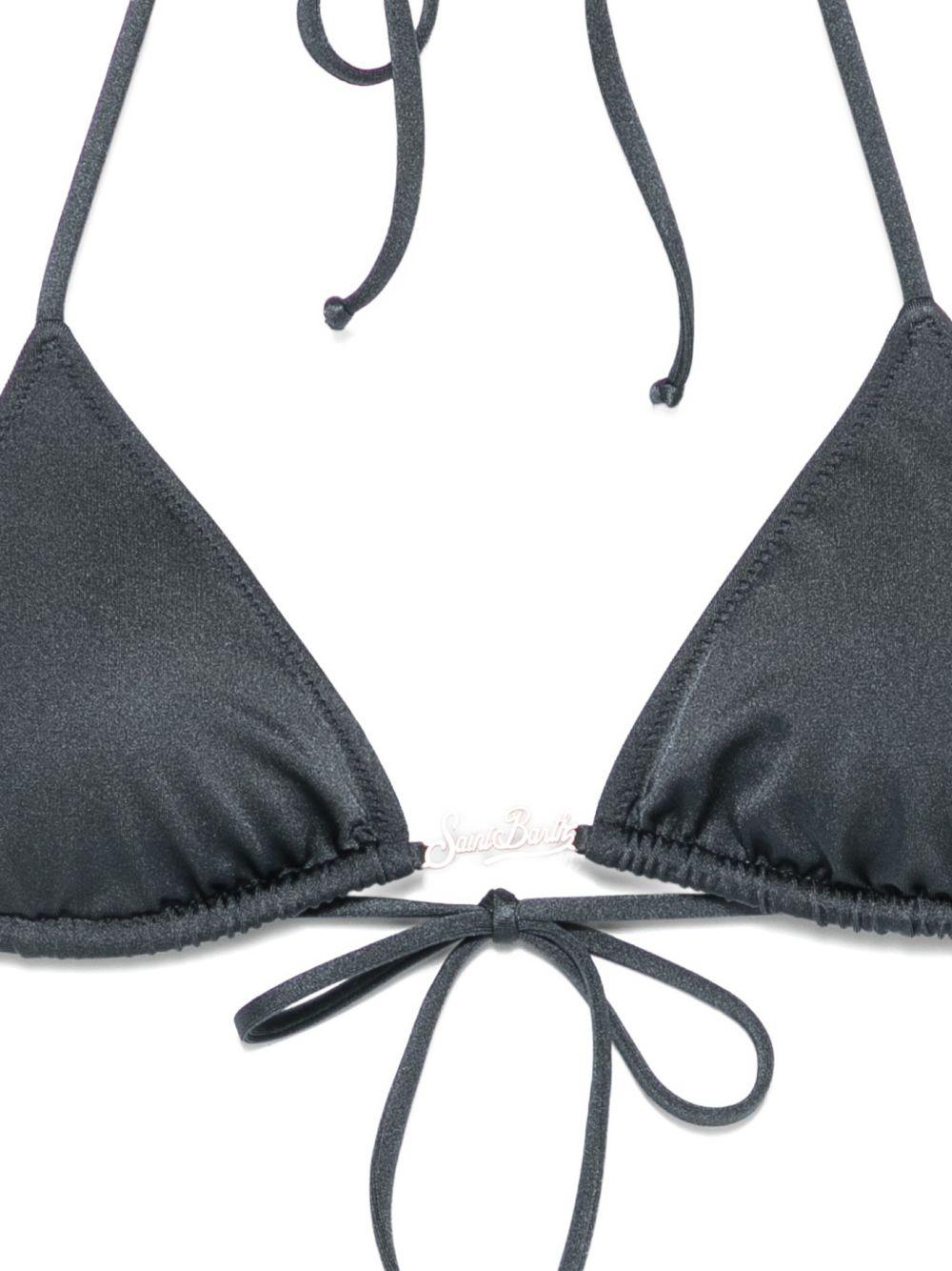 Bikini per donna MC2 Saint barth grigio con targhetta logo VIR0012 08626L MC2 ST. BARTH 