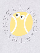 T-shirt per bambino Stella McCartney Kids grigia con stampa grafica TY8R21 Z0434 807 STELLA McCARTNEY KIDS 