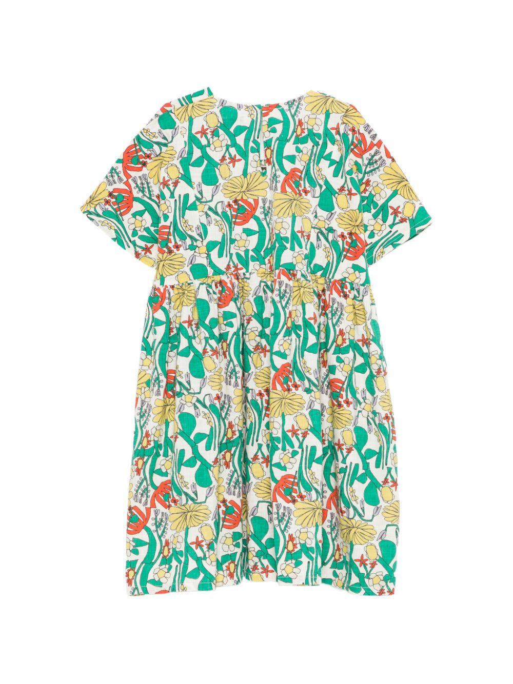 Abito per bambina Bobo Choses multicolore con stampa floreale B126AC104 199 BOBO CHOSES KIDS 