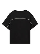 T-shirt per bambino Kenzo Kids nero con dettaglio sulle spalle K61682 09B KENZO KIDS 