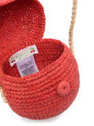 Borsa per bambina Bonpoint rossa a forma di ciliegia S06GBAW00013 051A BONPOINT KIDS 