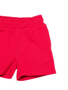 Set t-shirt e shorts per neonato TRUSSARDI JUNIOR bianco e rosso con stampa logo TIP26008CJ WHITE TRUSSARDI JUNIOR 