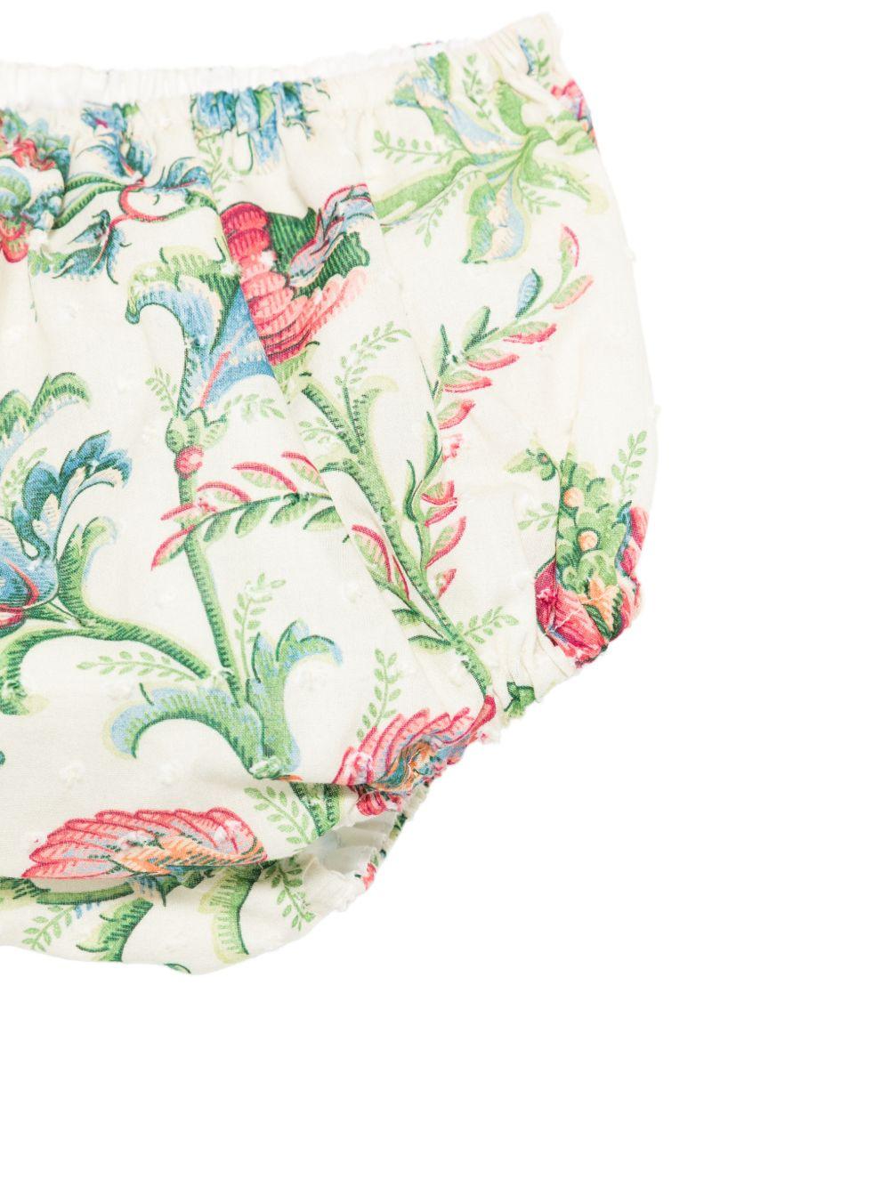 Abito per neonata Etro Kids bianco con stampa floreale GY1060 M0082 106MC ETRO KIDS 