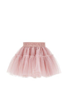 Gonna per neonata Monnalisa Kids rosa con trama in tulle 37HGON T9945 0063 MONNALISA KIDS 