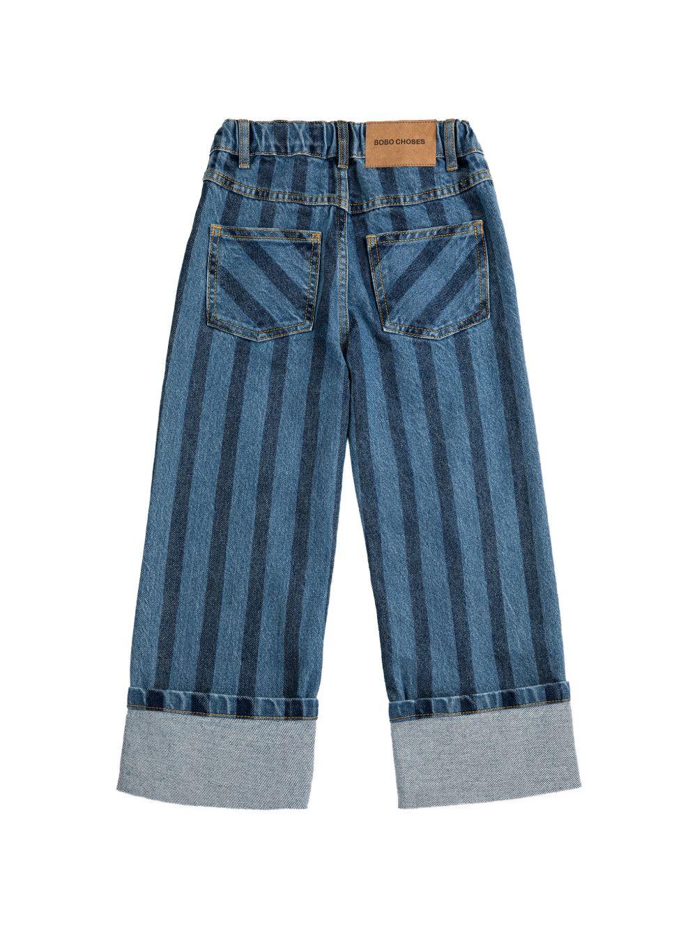 Jeans per bambino Bobo Choses denim con design a righe B126AC099 411 BOBO CHOSES KIDS 