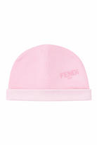 Set tre pezzi per neonata Fendi Kids rosa con stampa Cavallino Fendi BUK160 8RA F0C11 FENDI KIDS 