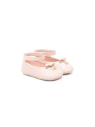 Ballerine per neonata Dolce & Gabbana Kids rosa con placca logo DK0065 AB793 80400 DOLCE & GABBANA KIDS 