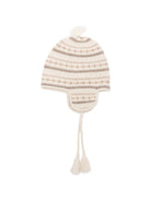 Cappello per neonato Bonpoint Kids beige con motivo Fair Isle W06PACK00001 902 BONPOINT KIDS 