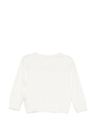 Cardigan per neonata Stella McCartney Kids bianco con applicazioni TY9120 Z1876 101 STELLA McCARTNEY KIDS 