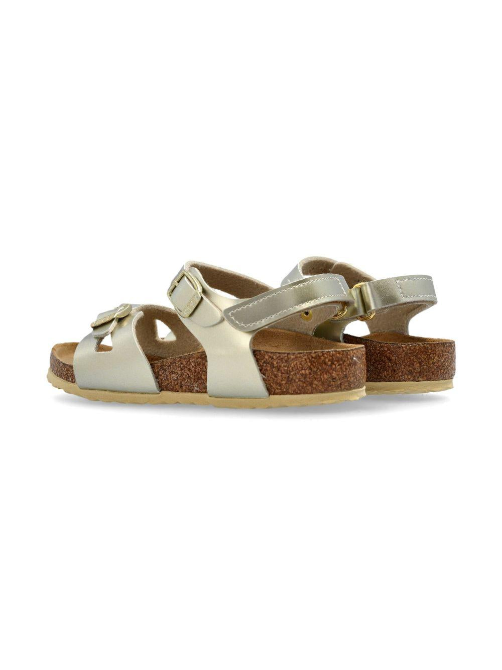 Sandali Rio per bambina Birkenstock Kids color oro con cinturino alla caviglia 1029540 GOLD BIRKENSTOCK KIDS 