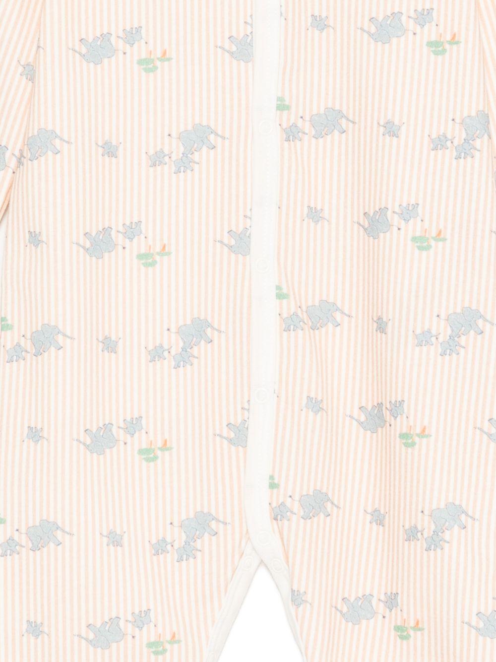Tutina per neonato Petit Bateau multicolor con design a righe A0FSC 01 PETIT BATEAU KIDS 