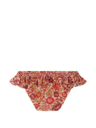 Costume per neonata Bonpoint rosso con stampa a fiori S06XSSW00002 520 BONPOINT KIDS 