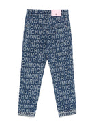 Jeans per bambina John Richmond Junior in denim con effetto jacquard RGP25120JE DENIM JOHN RICHMOND KIDS 