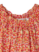 Abito dorato per bambina Bonpoint rosso con maniche ad aletta C05XDRW00001 651A BONPOINT KIDS 