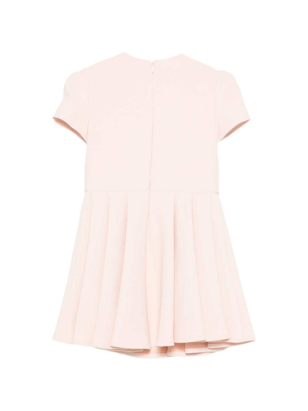 Abito per bambina Elisabetta Franchi La Mia Bambina rosa con logo sul davanti EFAB6660GA022 C036 ElISABETTA FRANCHI KIDS 