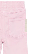 Pantaloni per neonata Stella McCartney Kids rosa con orlo smerlato TX6110 Z0156 568 STELLA McCARTNEY KIDS 