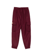Pantaloni per bambino Balmain Kids rossi con due tasche cargo laterali BZ6I20 I0339 530OR BALMAIN KIDS 