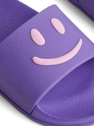 Ciabatte per bambina Molo Zhappy viola con motivo smiley 7S25U201 5403 MOLO KIDS 