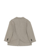 Giacca per bambino Douuod Kids grigia con revers a lancia DZ2P04 I0337 903 DOUUOD KIDS 