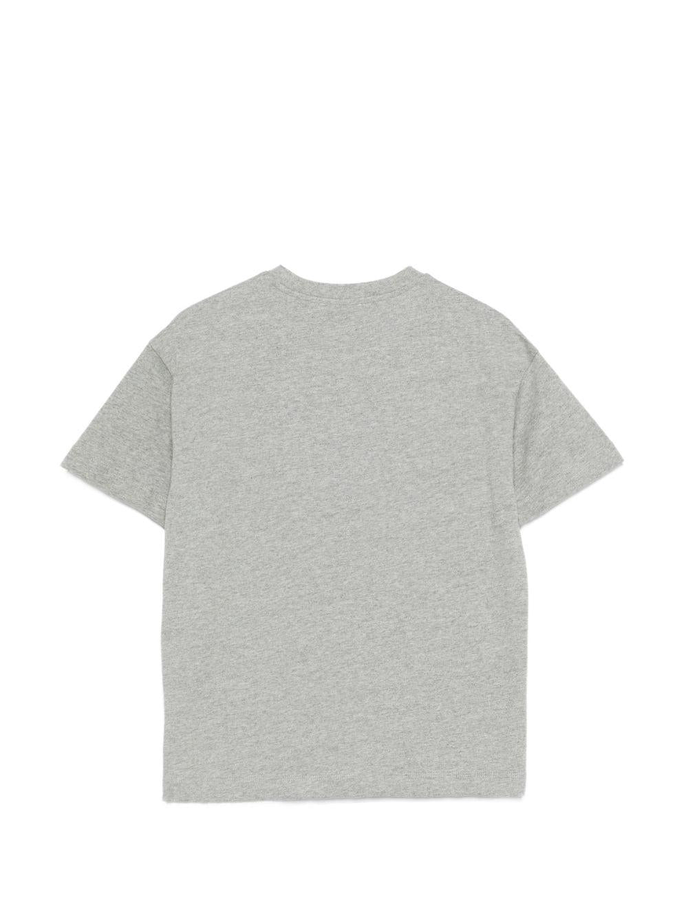 T-shirt per bambino Etro Kids grigia con logo applicato GY8P81 Z3191 806 ETRO KIDS 
