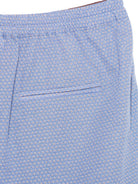 Shorts per donna Merci azzurro con stampa geometrica P429 VAR.1 MERCI 