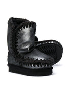 Stivaletti Eskimo per bambina Mou Kids nero con design senza lacci FK101000C MGBLK MOU KIDS 
