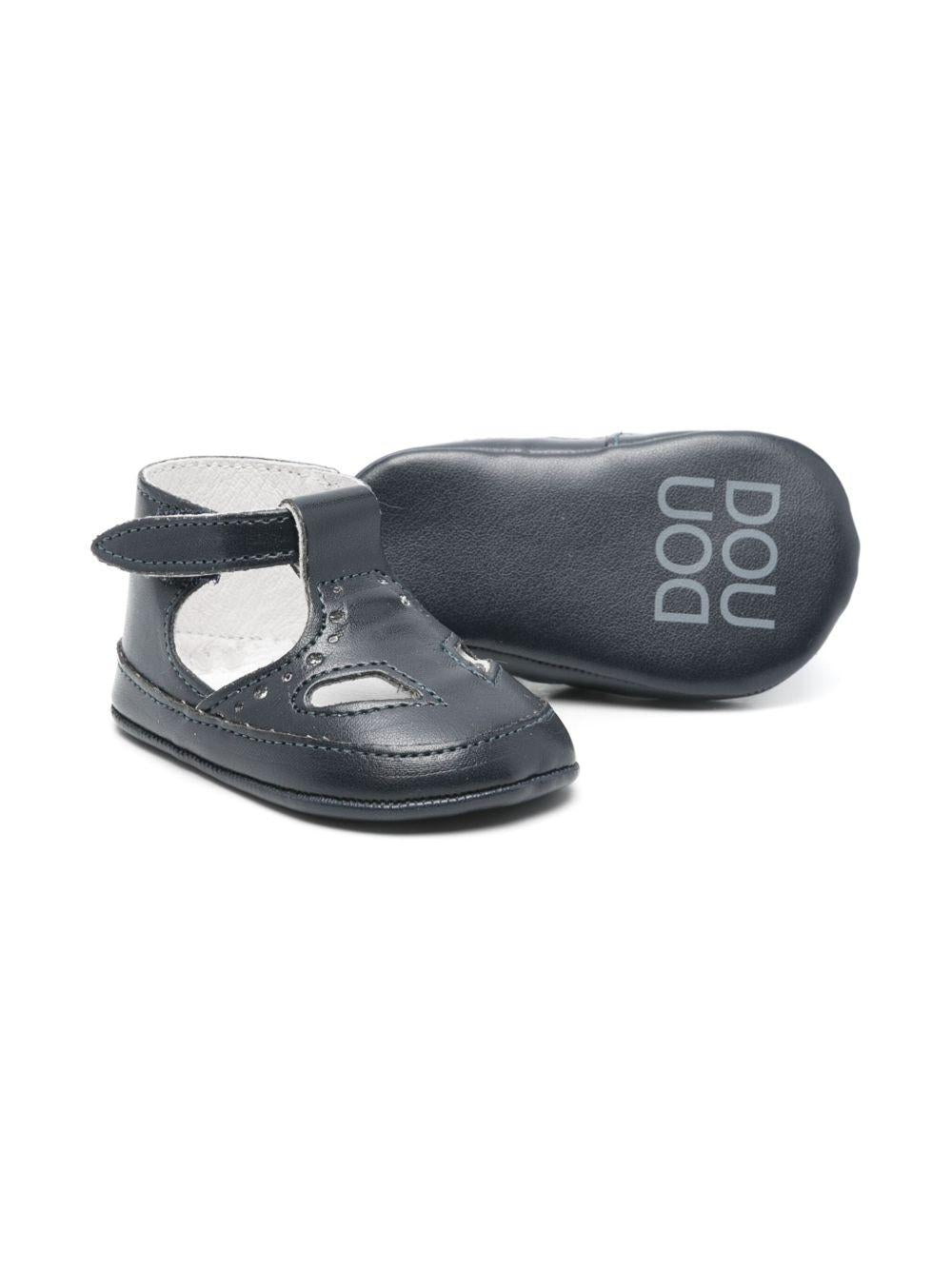Scarpe primi passi per neonato Douuod Kids blu in pelle BABY465 BLUE DOUUOD KIDS 