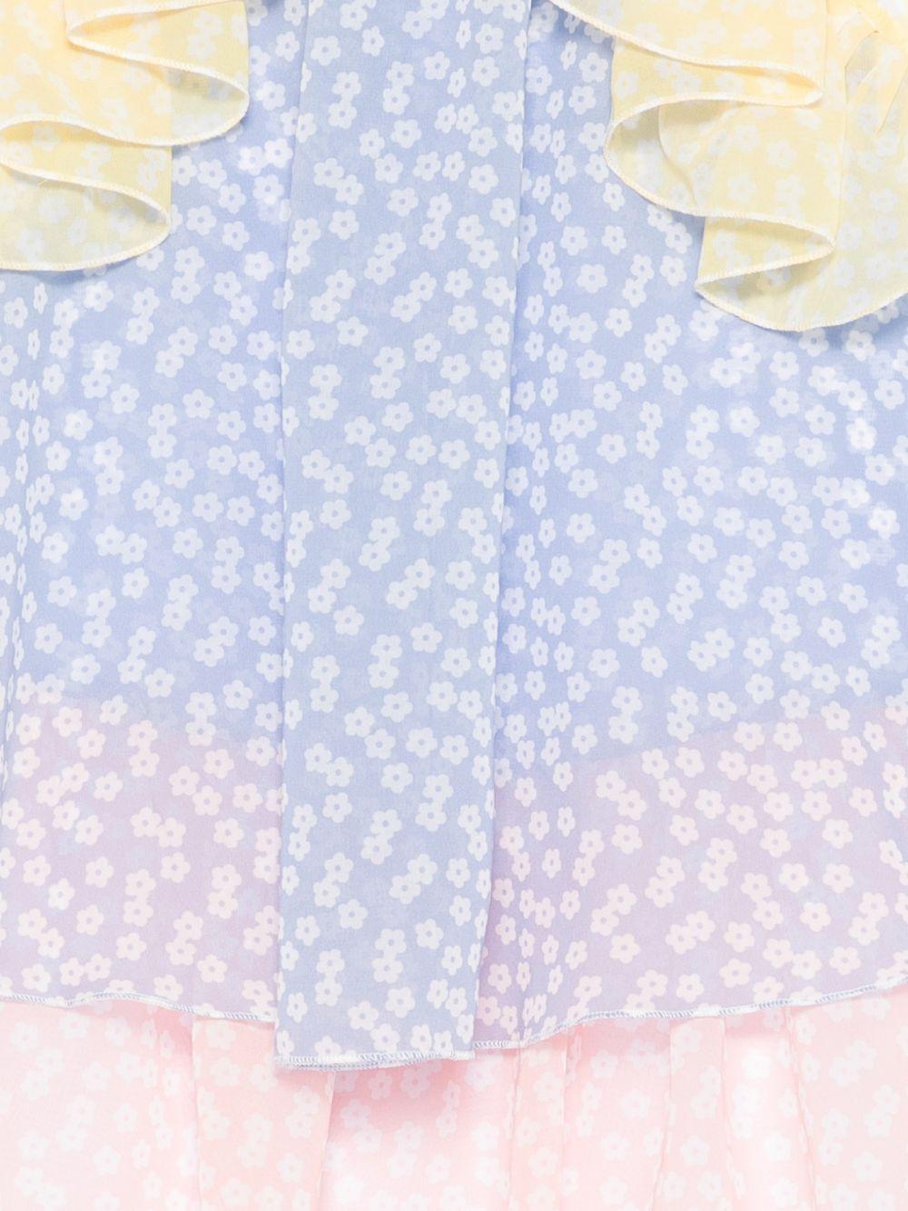 Abito per bambina Stella McCartney Kids multicolore a fiori con ruches TY1D22 K0268 999MC STELLA McCARTNEY KIDS 