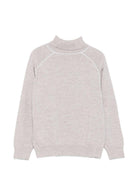 Maglione per bambino Eleventy Kids beige con collo alto EZ9H10 Z3403 879AV ELEVENTY KIDS 