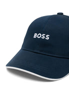 Cappello da baseball per bambino BOSS Kids blu con logo J53115 849 BOSS KIDS 