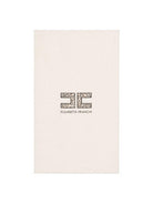 Telo mare per bambina Elisabetta Franchi La Mia Bambina bianco con dettaglio logo EFAV100CSP003 0155 ElISABETTA FRANCHI 